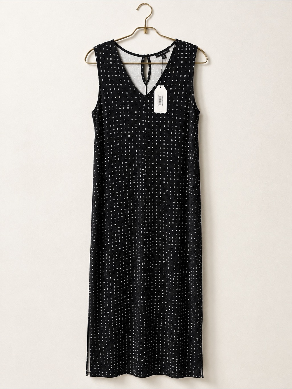 Universal Standard Claremont Sheath Dress Black Print 2XS 6/8 NWT